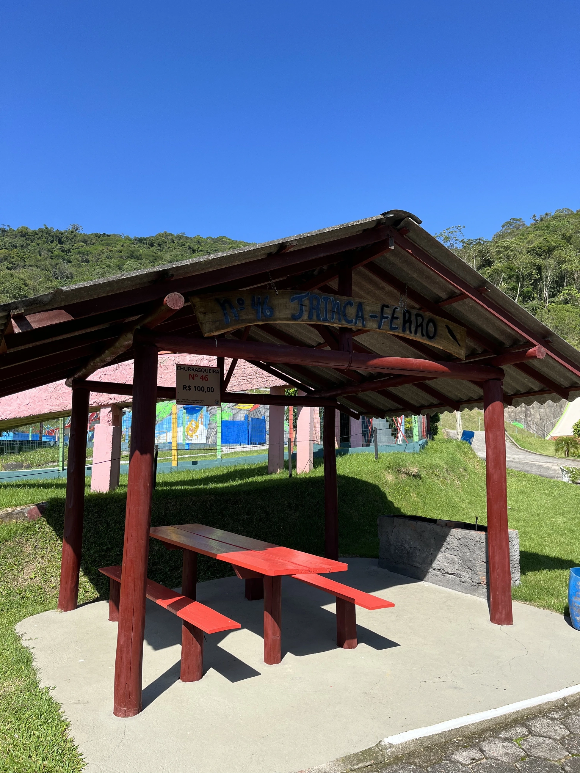 Foto da churrasqueira