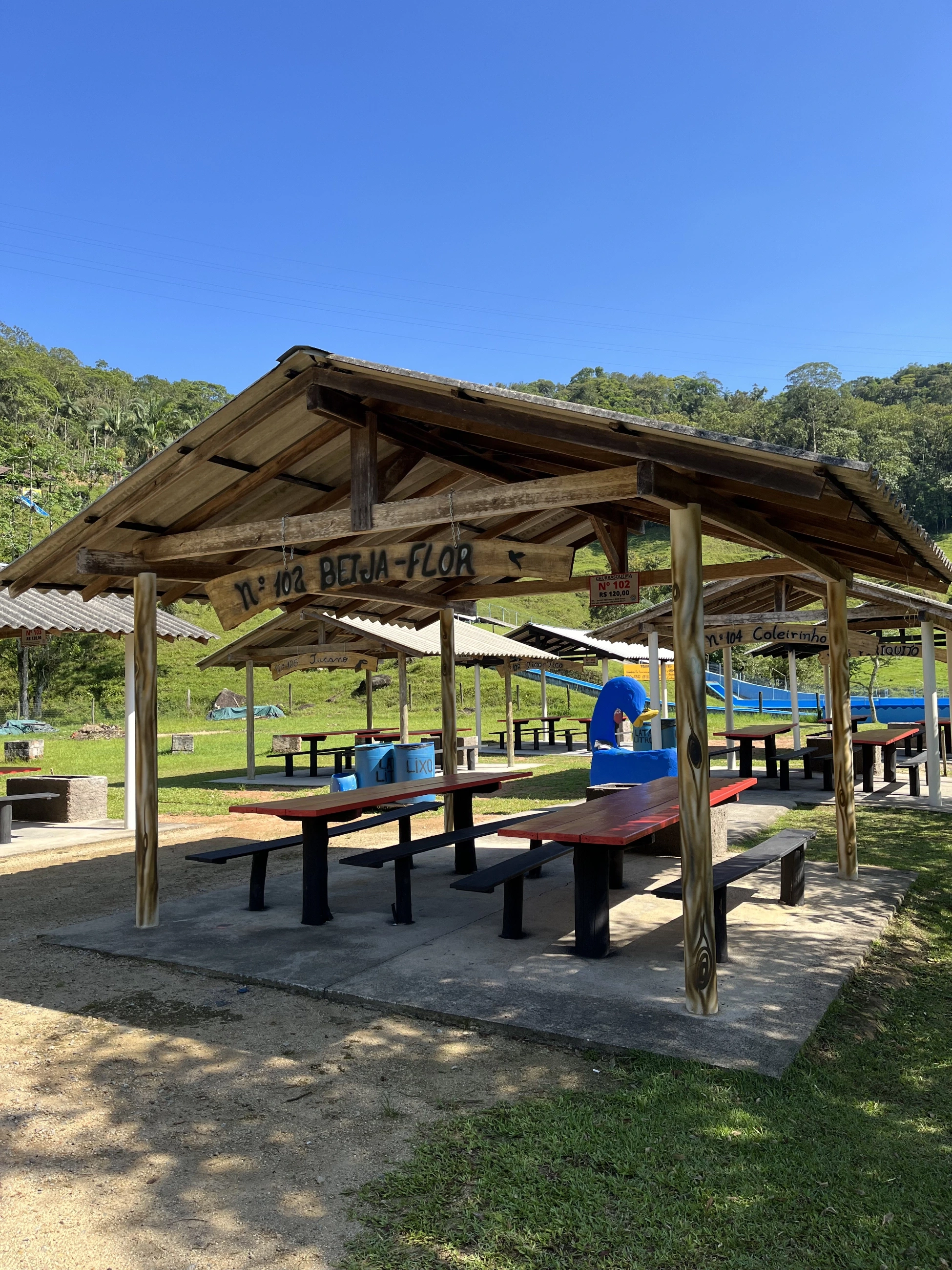 Foto da churrasqueira